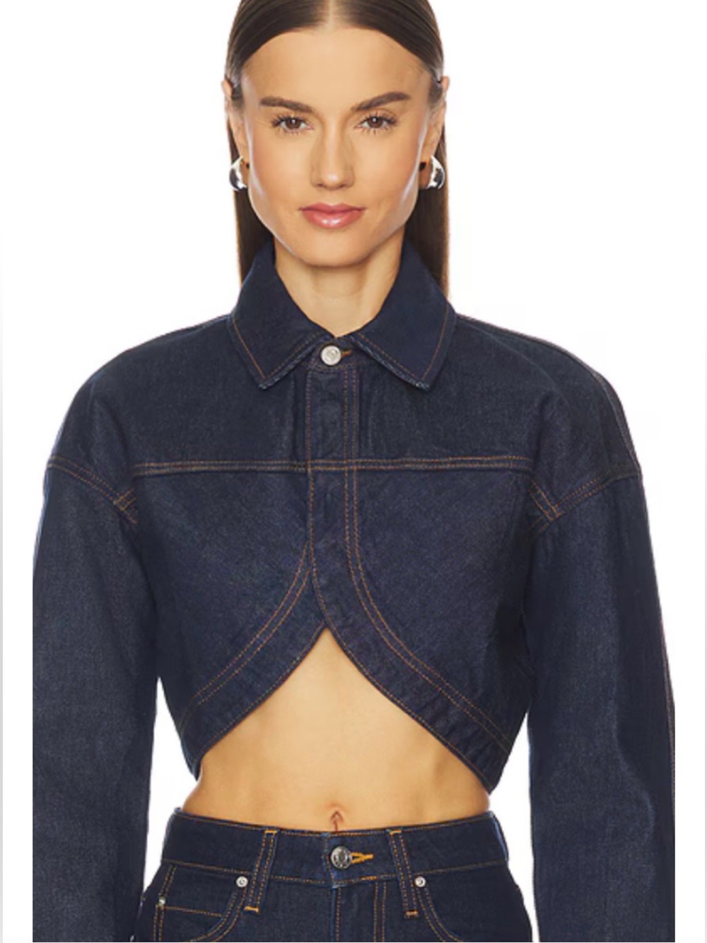 GRLFRND 
Ella Cropped Jacket in Alvarado St